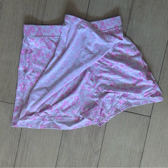 Girls Floral Pink and Purple Skort Sz Small - Picture 3 of 5